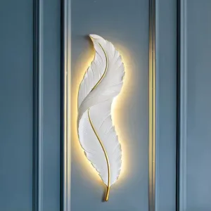 Applique Murale en Bois Massif avec Joli, Design Nordique Moderne